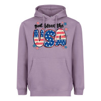 Lavender god bless america Heavyweight Hoodie - MaliasSmallBusiness