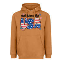 God Bless America Heavyweight Hoodie | Teevron