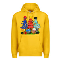 Lemon Christmas With Ice Hockey Trees Premium Hoodie - BundleAndBundleShop