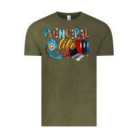 Vintage Olive principal life Vintage Tee - Zillion Design Studio