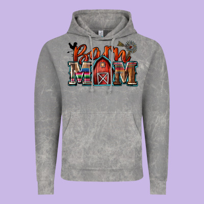 Barn Mom Vintage Hoodie Designed By Zillion Design Studio