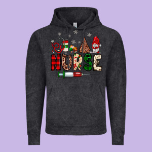 Nurse Christmas Vintage Hoodie Designed By Jahusdesignshop