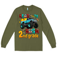 Army Green ready to school crush 2nd grade Long Sleeve Tee - AdoDesignShop