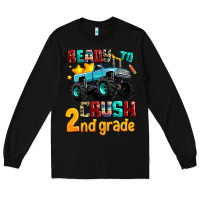 Black ready to school crush 2nd grade Long Sleeve Tee - AdoDesignShop