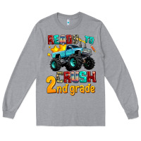 Heather Grey ready to school crush 2nd grade Long Sleeve Tee - AdoDesignShop