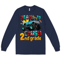 Navy ready to school crush 2nd grade Long Sleeve Tee - AdoDesignShop