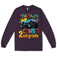 Plum ready to school crush 2nd grade Long Sleeve Tee - AdoDesignShop