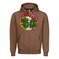 Chestnut Christmas martini Zipper Hoodie - AdoDesignShop
