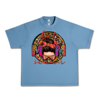 Pebble Blue hot mom summer messy bun Urban Heavy Tee - Zillion Design Studio
