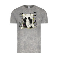 Cloud Rock Ghost Cat Vintage Tee - texasbilliewilder