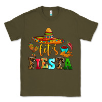Army Green let's fiesta Classic Tee - AdoDesignShop