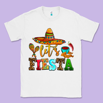 Let's Fiesta Classic Tee Designed By Adodesignshop