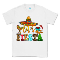 White let's fiesta Classic Tee - AdoDesignShop