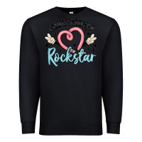 Black educational rockstar Premium Sweatshirt - MaliasSmallBusiness