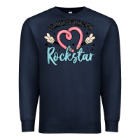 Navy educational rockstar Premium Sweatshirt - MaliasSmallBusiness