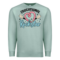 Seafoam educational rockstar Premium Sweatshirt - MaliasSmallBusiness