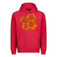 Cardinal Thanksgiving Turkey With Tartan Patch Premium Hoodie - BundleAndBundleShop