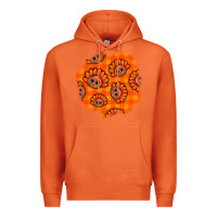 Carrot Thanksgiving Turkey With Tartan Patch Premium Hoodie - BundleAndBundleShop