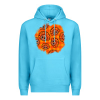 Thanksgiving Turkey With Tartan Patch Premium Hoodie | Teevron