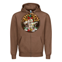 Chestnut christmas martini cocktail party Zipper Hoodie - AdoDesignShop