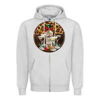Dove Grey christmas martini cocktail party Zipper Hoodie - AdoDesignShop