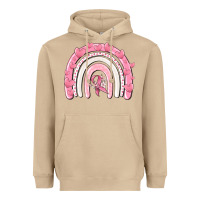 Mushroom breast cancer  rainbow Heavyweight Hoodie - MaliasSmallBusiness
