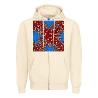 Sandshell Glitter 4th of July Seamless Pattern Zipper Hoodie - BundleAndBundleShop
