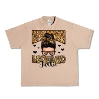 Burro leopard junkie messy bun Urban Heavy Tee - Zillion Design Studio