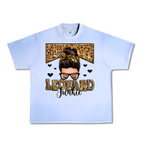 Grape Ice leopard junkie messy bun Urban Heavy Tee - Zillion Design Studio