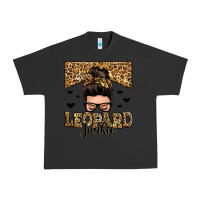 Pigment Black leopard junkie messy bun Urban Heavy Tee - Zillion Design Studio