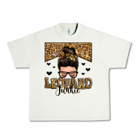 Pistachio leopard junkie messy bun Urban Heavy Tee - Zillion Design Studio