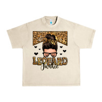 Sandshell leopard junkie messy bun Urban Heavy Tee - Zillion Design Studio