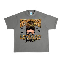 Tornado leopard junkie messy bun Urban Heavy Tee - Zillion Design Studio