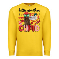 Lemon better aim than cupid with dog and duck Premium Sweatshirt - MaliasSmallBusiness