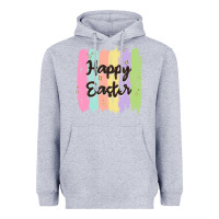 Heather Grey happy easter Heavyweight Hoodie - MaliasSmallBusiness