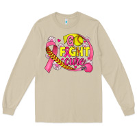 Mushroom breast cancer go fight cure softball Long Sleeve Tee - JahusDesignShop