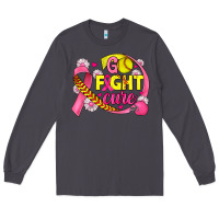 Smoke breast cancer go fight cure softball Long Sleeve Tee - JahusDesignShop