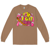 Toasted Coconut breast cancer go fight cure softball Long Sleeve Tee - JahusDesignShop