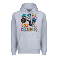Heather Grey Egg Crusher Premium Hoodie - BundleAndBundleShop