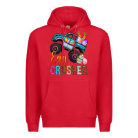 Red Egg Crusher Premium Hoodie - BundleAndBundleShop