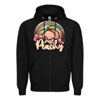 Black just peachy Zipper Hoodie - JahusDesignShop