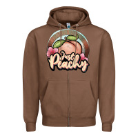 Chestnut just peachy Zipper Hoodie - JahusDesignShop
