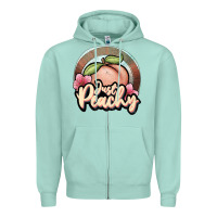 Seafoam just peachy Zipper Hoodie - JahusDesignShop