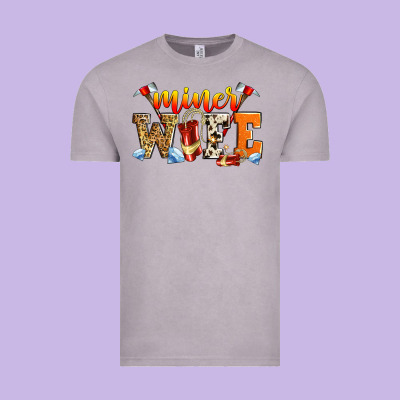 Miner Wife Vintage Tee Designed By Zillion Design Studio