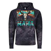 Cloud Black wranglin mama Vintage Hoodie - Zillion Design Studio