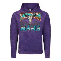 Cloud Purple wranglin mama Vintage Hoodie - Zillion Design Studio