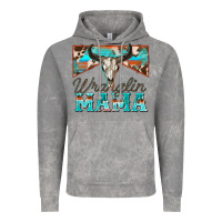 Cloud Rock wranglin mama Vintage Hoodie - Zillion Design Studio