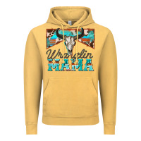 Vintage Mustard wranglin mama Vintage Hoodie - Zillion Design Studio