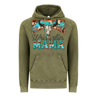 Vintage Olive wranglin mama Vintage Hoodie - Zillion Design Studio