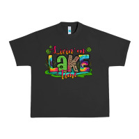 Pigment Black living on lake time Urban Heavy Tee - Zillion Design Studio